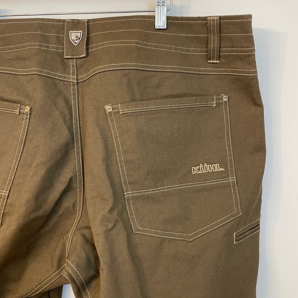 Kuhl Hot Rydr Mens 42x32 Brown Flannel Lined Utility Pants 5113 Gorpcore Outdoor - Picture 5 of 11